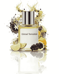 Sedrion 004 şişesi; narenciye, aromatik bitkiler ve yumuşak odunsu tonların uyumunu anlatan modern ürün fotoğrafı.